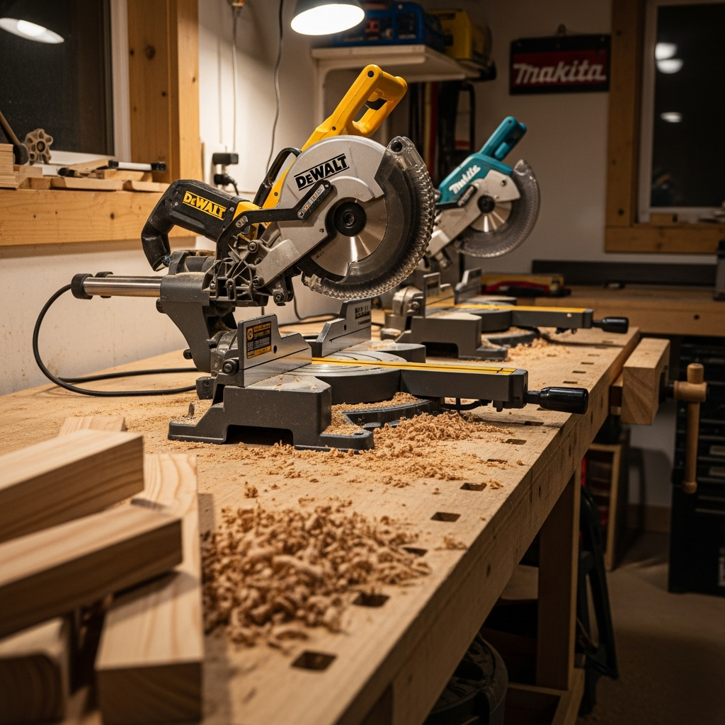 DeWalt vs Makita Miter Saw — Which Brand Wins for Woodworking