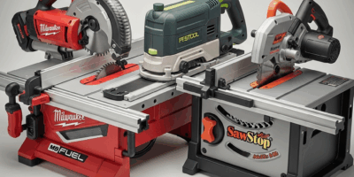 Professional photograph related to: Best Power Tool Brands for Woodworking — Milwaukee, Festool, Saw