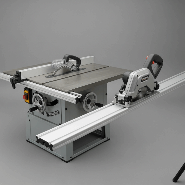 Professional photograph related to: Table Saw vs Track Saw — Which One Do You Actually Need. High qu