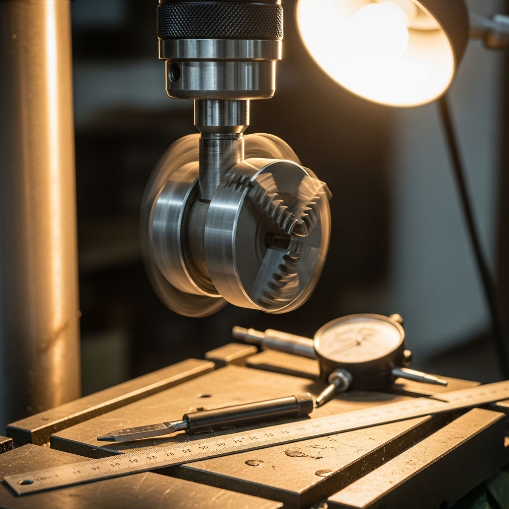 Drill Press Chuck Wobbles When Spinning Fast