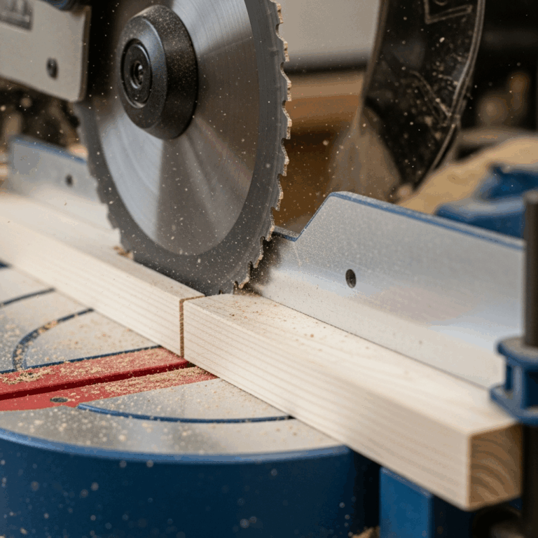 Miter Saw Blade Binding in Cross Cuts Stop It Now