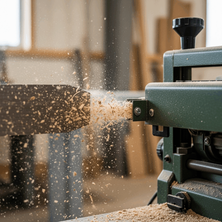 Wood Thickness Planer Dust Blowback Prevention Tips