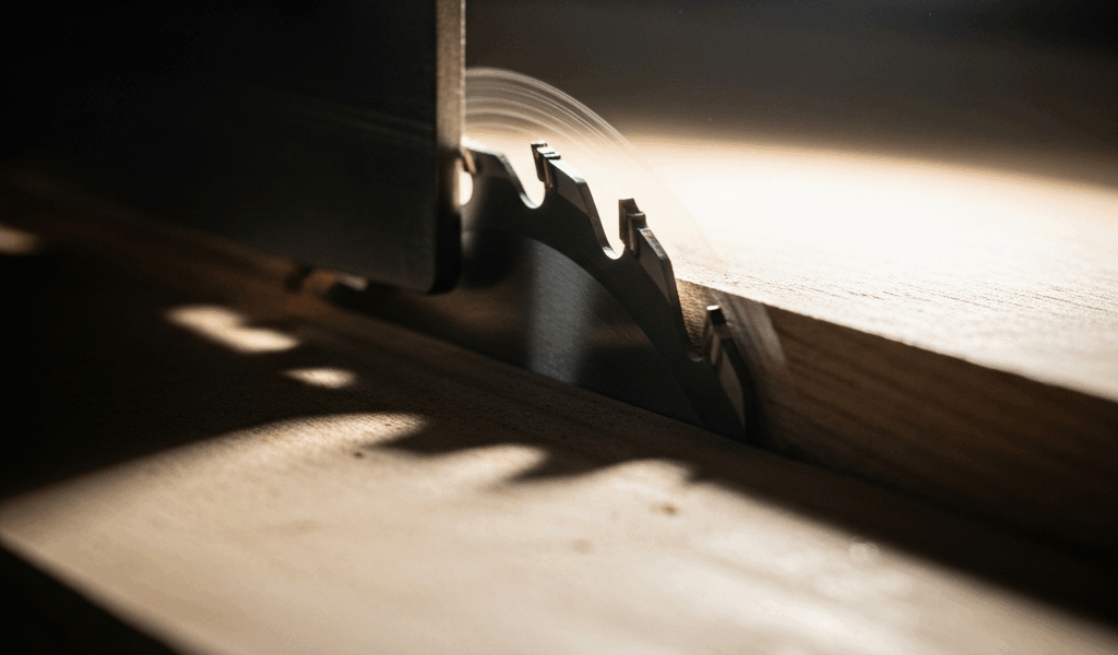 Table Saw Blade Wobble When Cutting Thick Stock
