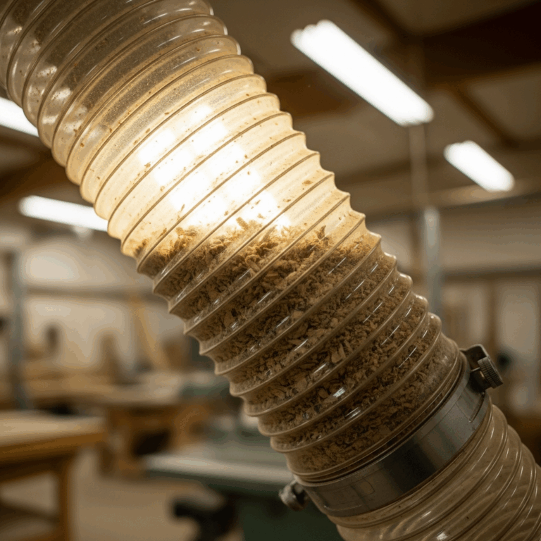 Dust Collection Hose Clogging in Woodshop Setup