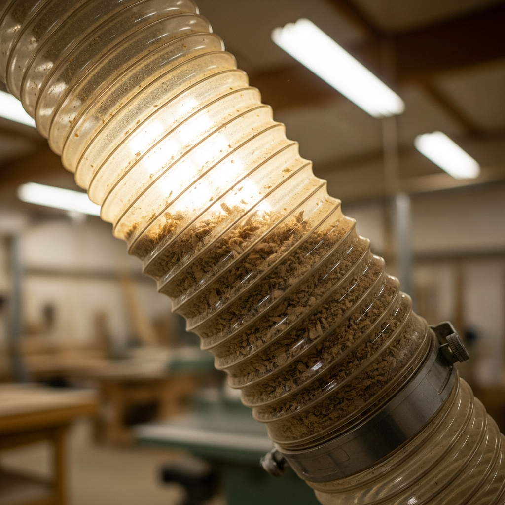 Dust Collection Hose Clogging in Woodshop Setup