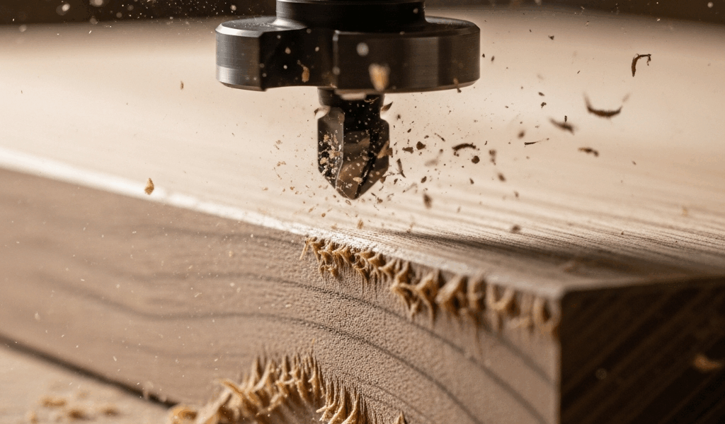 Router Bit Chatter and Tearout on Hardwood Edges